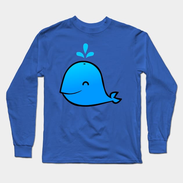 WHALE Long Sleeve T-Shirt by AnishaCreations